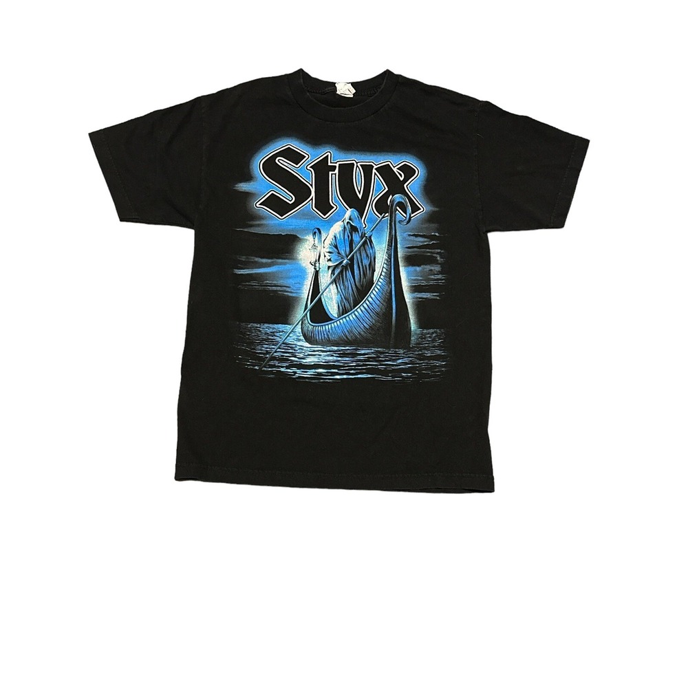Vintage Styx Band Tour Tshirt Size Medium 100%Cotton RN# 55774 CA#38327